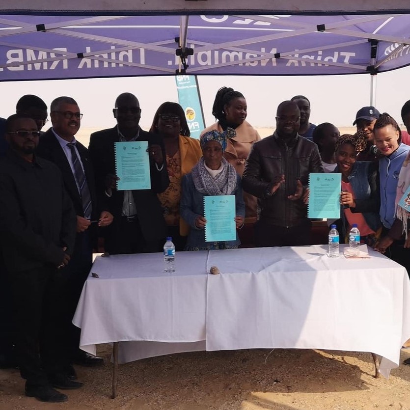 Henties Bay Municipality Signs MoU with Shack Dwellers Federation